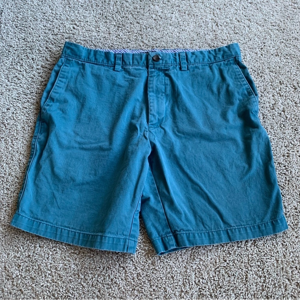 Men's Banana Republic Teal Chino Shorts Size 35